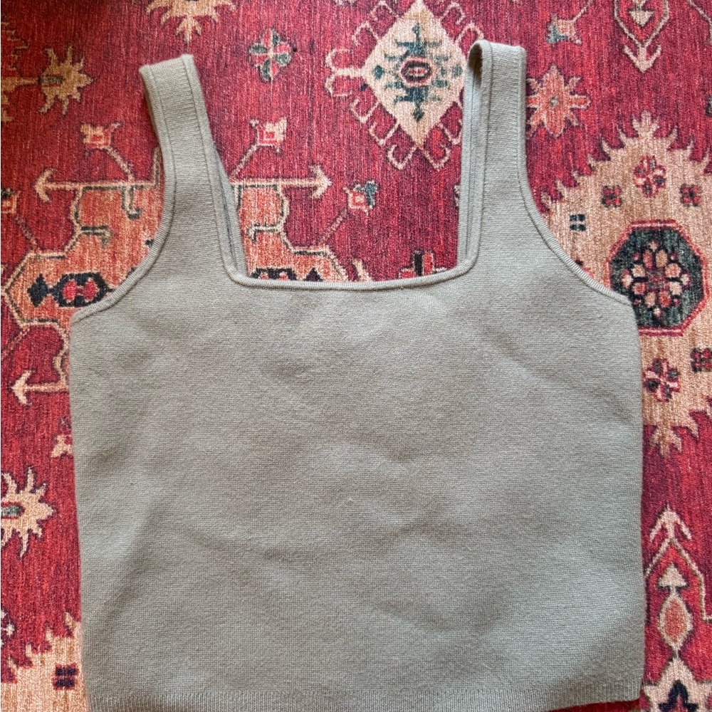 Abercrombie Women's Square Neck Sweater Tank Top